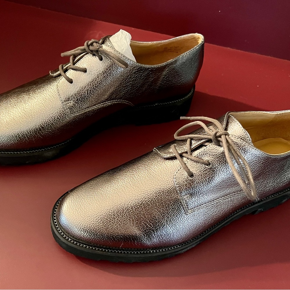 Franco Sarto Conroe Oxford in Pewter - Women’s Sz 9 New w/Box